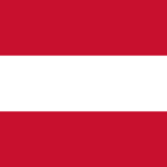 Bild der offiziellen Flagge Österreichs