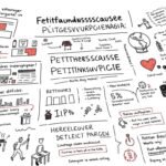 Cartoon-Bild von Gesundheitssymbolen mit Informationen zum Artikel im Cartoon-Format