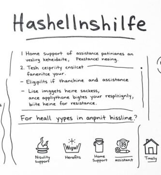 Abbildung eines Blattes mit Informationen zum Artikel im Bleistiftzeichnungsstil