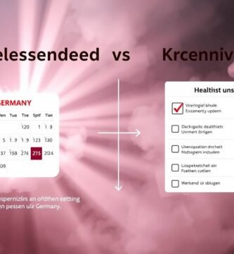 Bild auf einem Hintergrund mit rosa Himmel mit Informationen zum Thema, aufgeteilt in zwei Blöcke