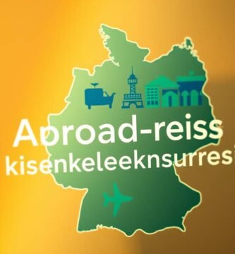 Abbildung der Deutschlandkarte mit dem Titel des Artikels in der Mitte auf orangefarbenem Hintergrund.