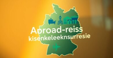 Abbildung der Deutschlandkarte mit dem Titel des Artikels in der Mitte auf orangefarbenem Hintergrund.